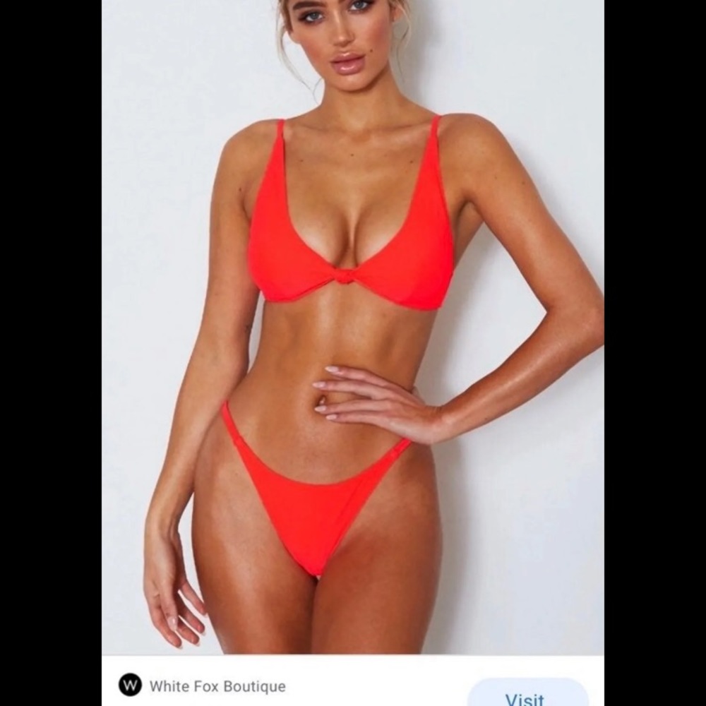 White fox boutique bikini set